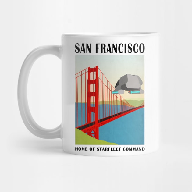 Star Trek - Travel Poster San Francisco by AdriansFinalFrontier